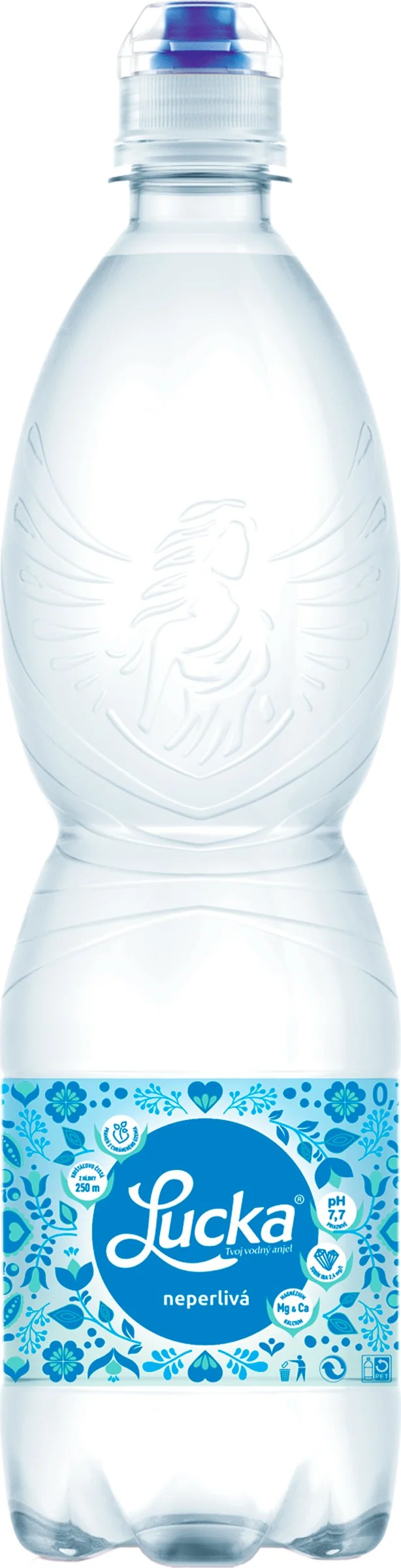 LUCKA - pramenitá voda NEPERLIVÁ 0,75l SC 1×500 ml, pramenitá voda