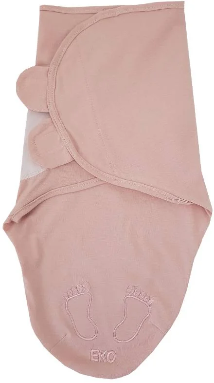 EKO Zavinovačka bavlnená Ulitka Powder pink 5-10 kg 1×1 ks, zavinovačka