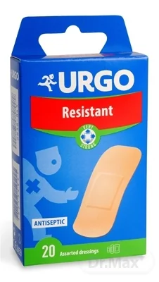 URGO Resistant 1×20 ks, odolná náplasť, 3 veľkosti