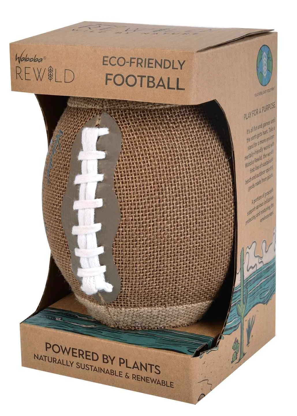 Waboba Lopta Waboba Rewild Americký Furbal 9´´ 1×1 ks, lopta na americký futbal