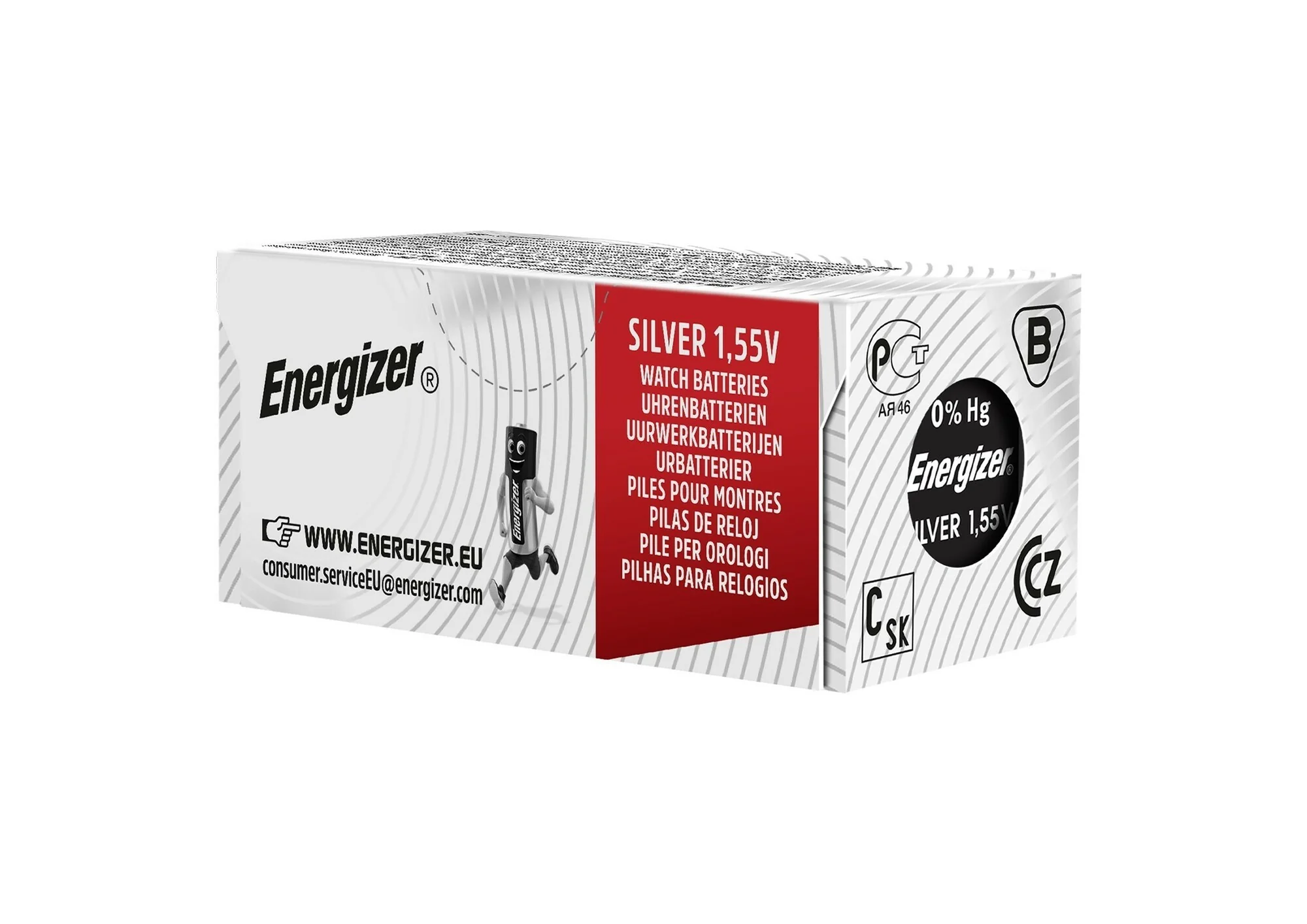 Energizer 387 Silver Oxide MBL1 1,55V 63mAh hodinková batéria 1ks E301538700