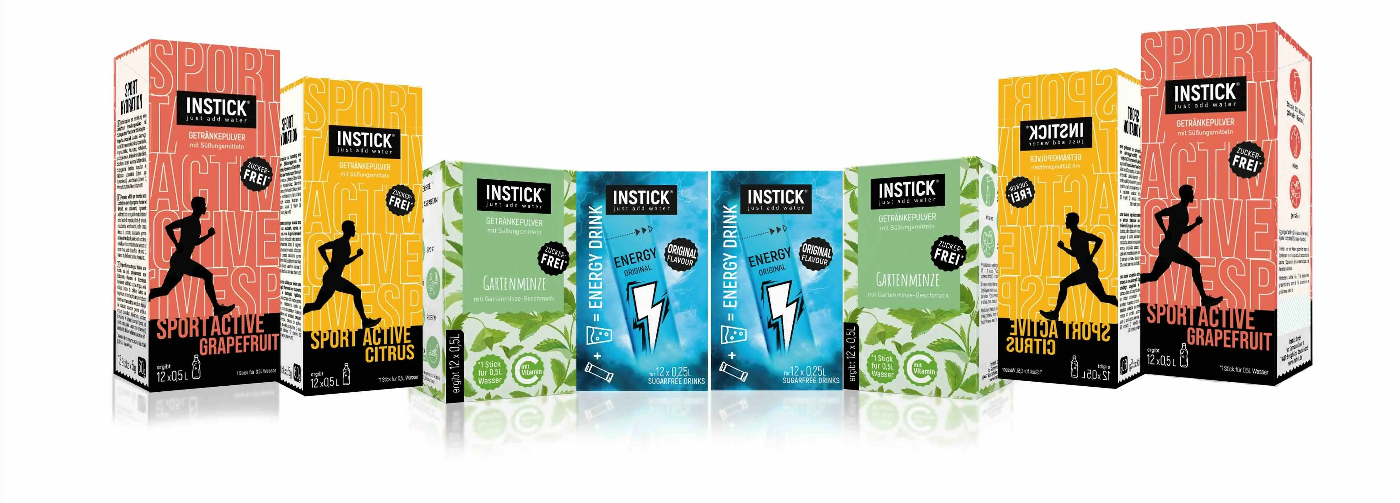 HydroFit krabičková hydratácia na Cestu autom  veľkosť M bez cukru 96 stickov na prípravu 42-54 lit nápoja bez cukru s vitamínmi, eletrolitmi, taurínom a kofeínom