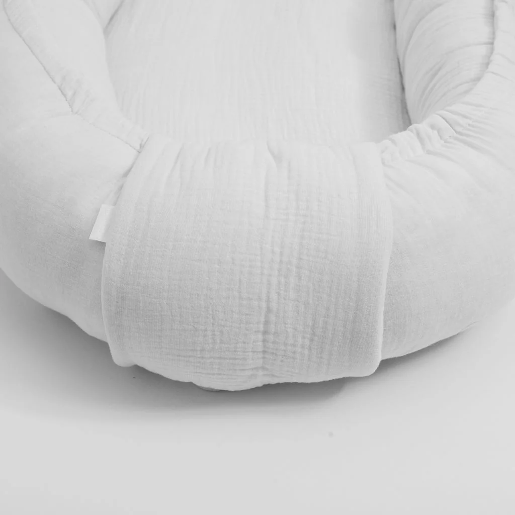 Mušelínové hniezdočko pre bábätko New Baby biela , 20C52099