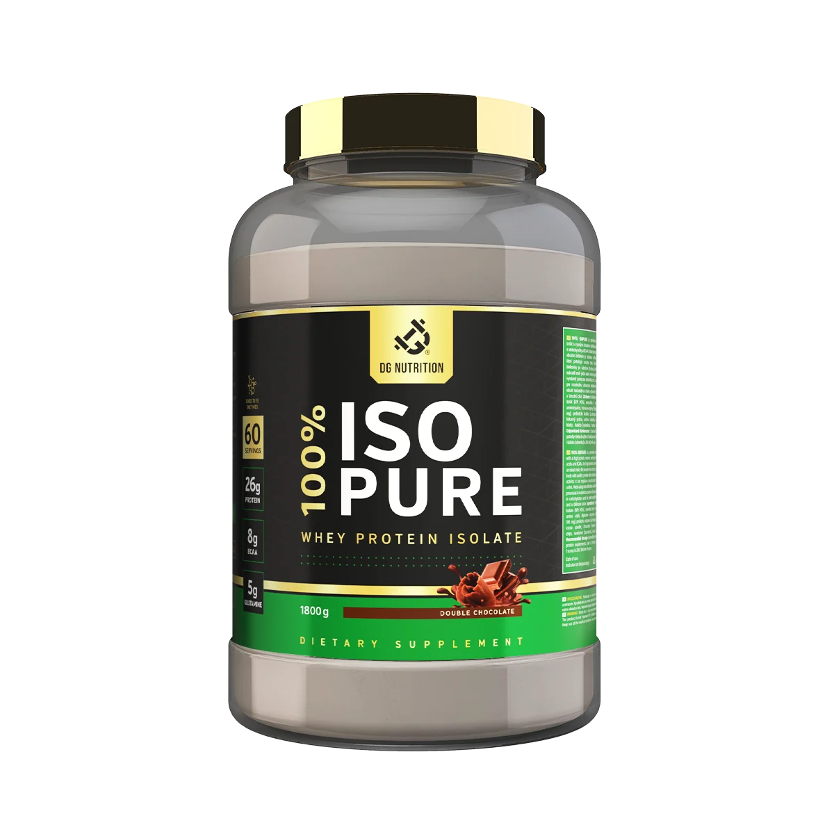 100% ISOPURE Premium Dvojitá čokoláda 1800 g
