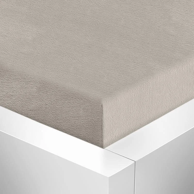 Prestieradlo Mikroflanel 180x200 19/042 svetlošedá 1×1 ks, posteľná plachta