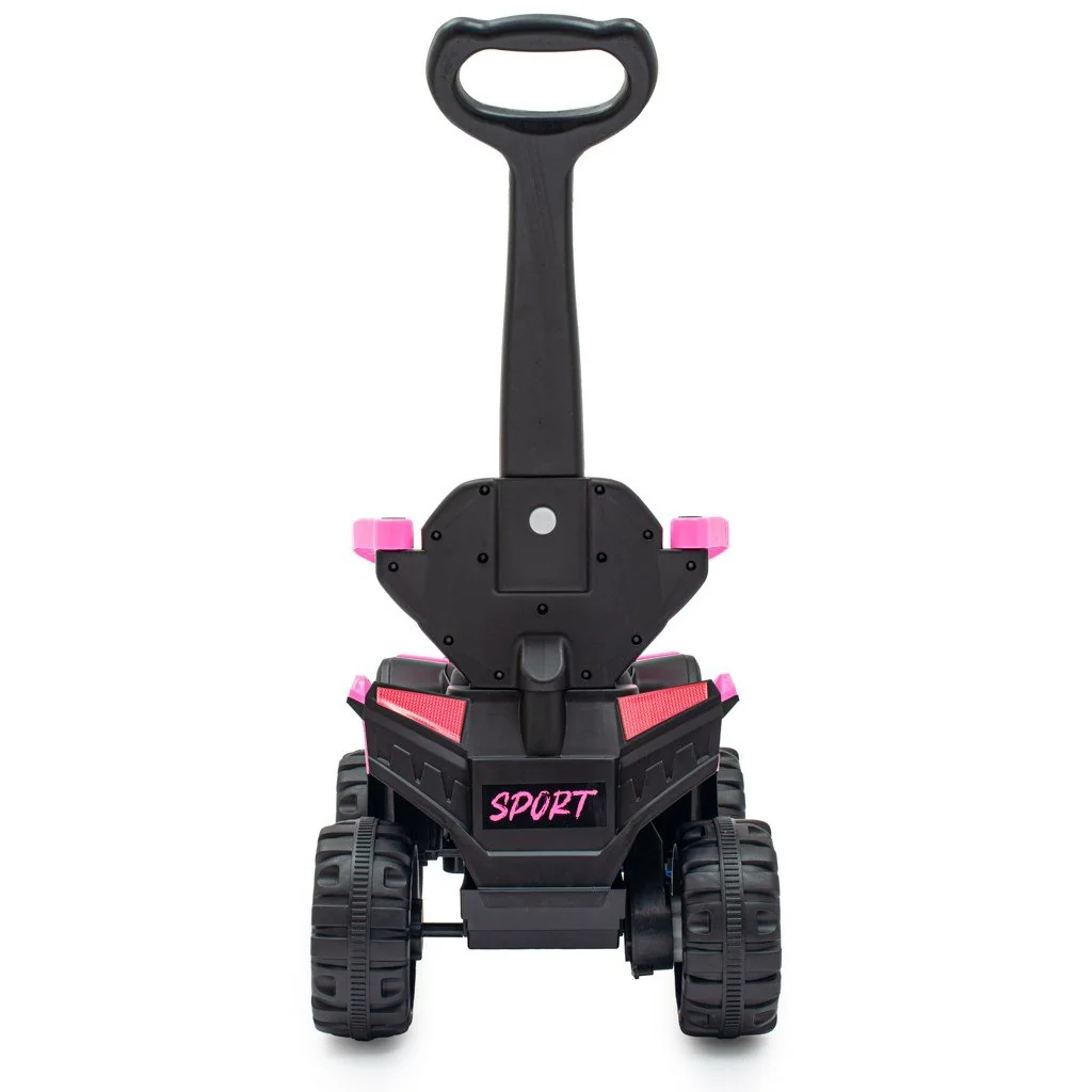 Detské elektrické odrážadlo Baby Mix Ruggy s vodiacou tyčou baby