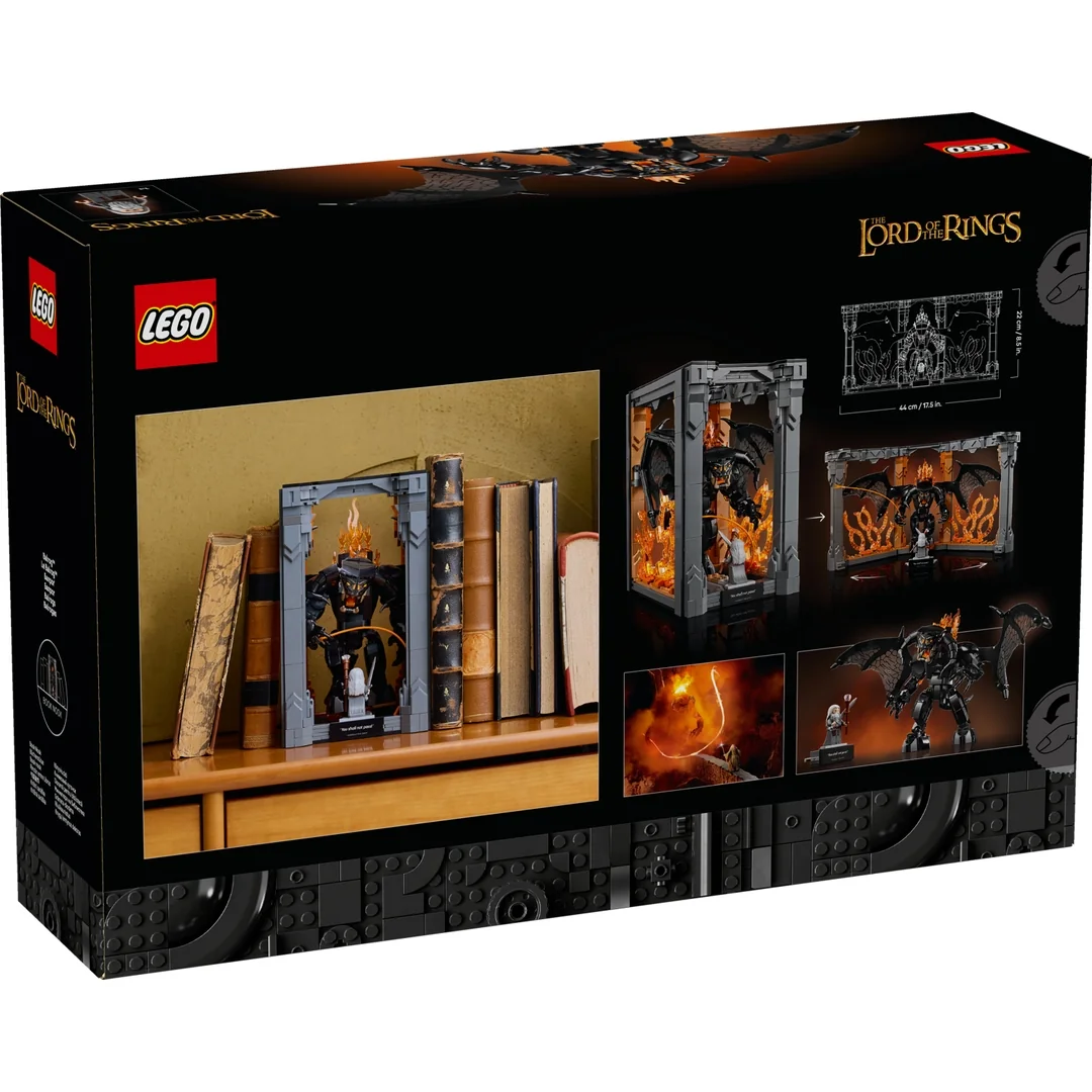 LEGO® Icons 10367 Knižná zarážka: Pán prsteňov - Balrog™