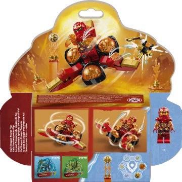 LEGO® NINJAGO® 71777 Kaiov dračí Spinjitzu útok 1×1 ks, lego stavebnica