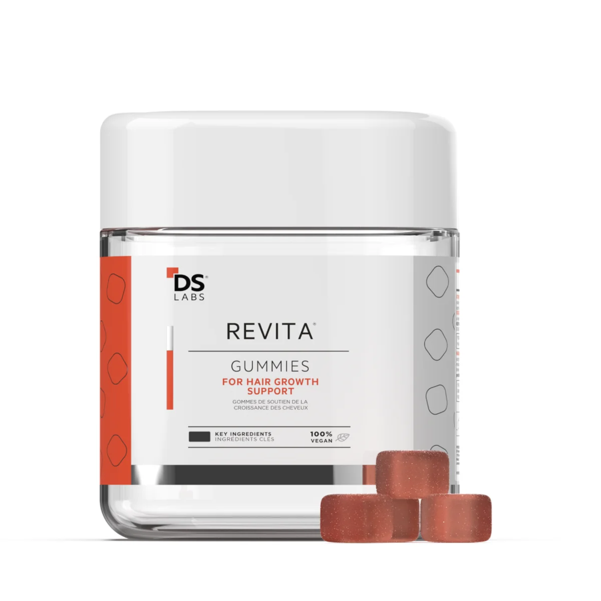 DS Laboratories želé vitamíny na vlasy Revita 1×60 ks, výživový doplnok