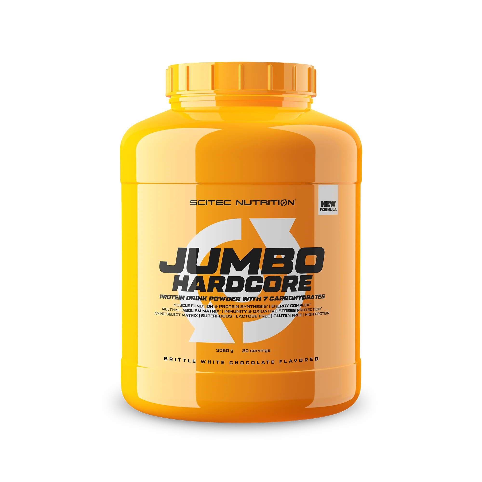 Scitec Nutrition Jumbo Hardcore biela čokoláda 1×3060 g, proteín
