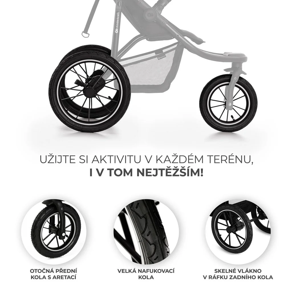 Kočík športový Helsi2 Grey