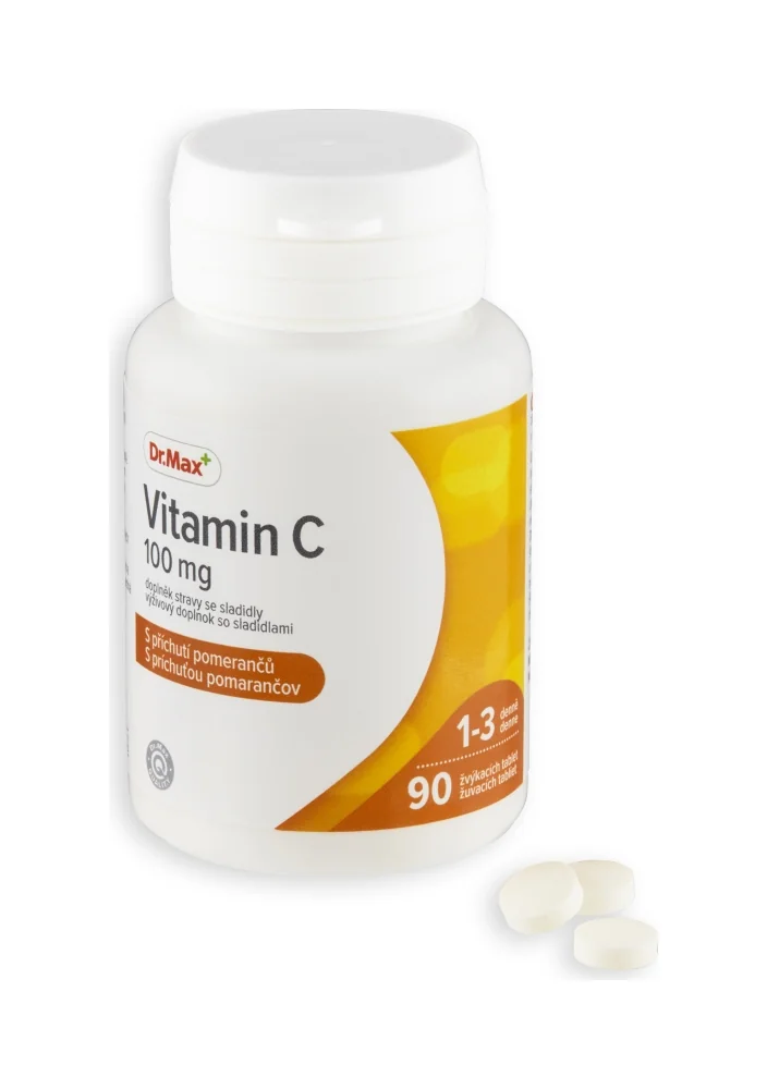 Dr. Max Vitamin C 100 mg 1×90 tbl, výživový doplnok
