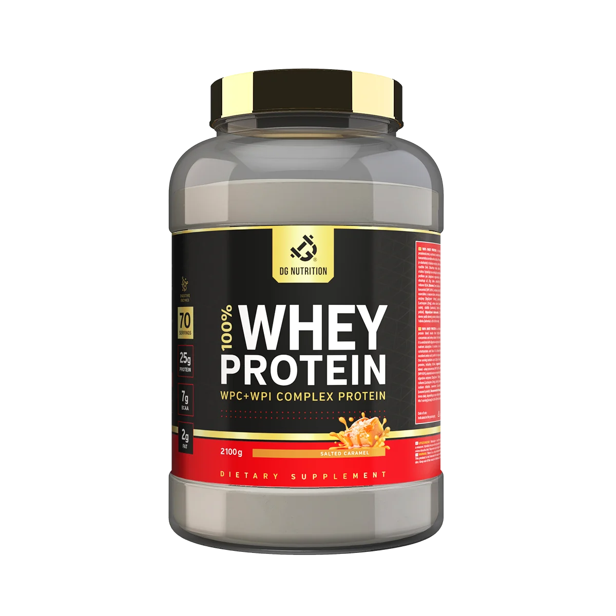100% Whey Performance Complex Slaný karamel 2100 g