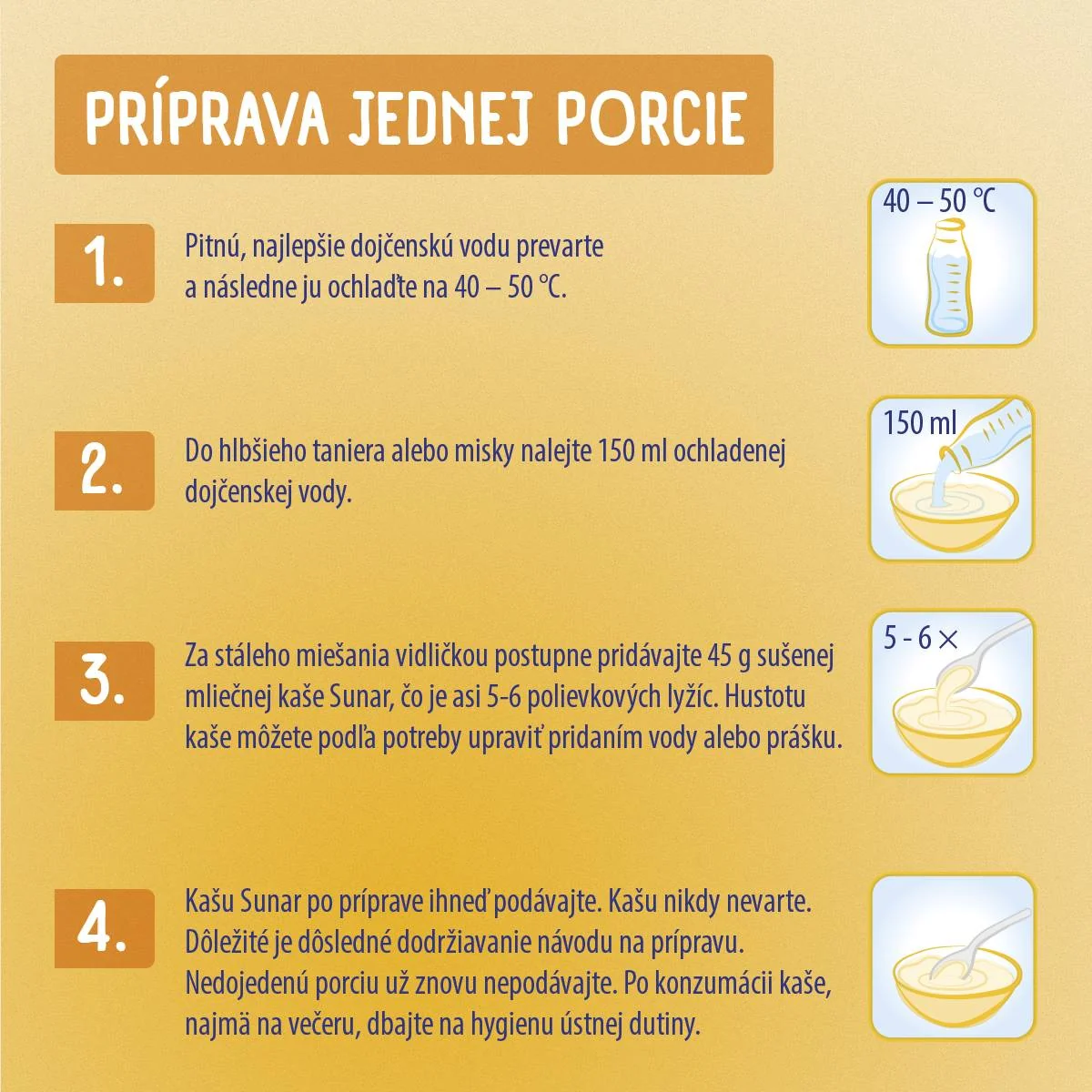Sunar mliečna kaša 8 cereálií príchuť slivka, jablko 1×210 g, instantná, obilno-mliečna kaša, od ukončeného 6. mesiaca