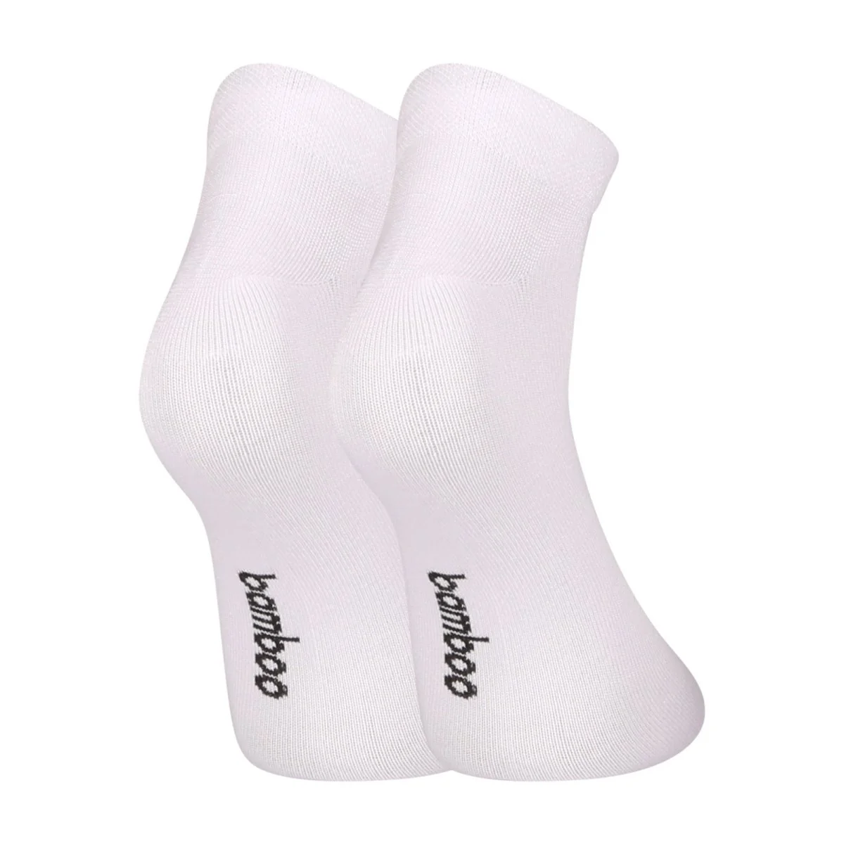 3PACK ponožky nízke bambusové biele (3PBN02) L