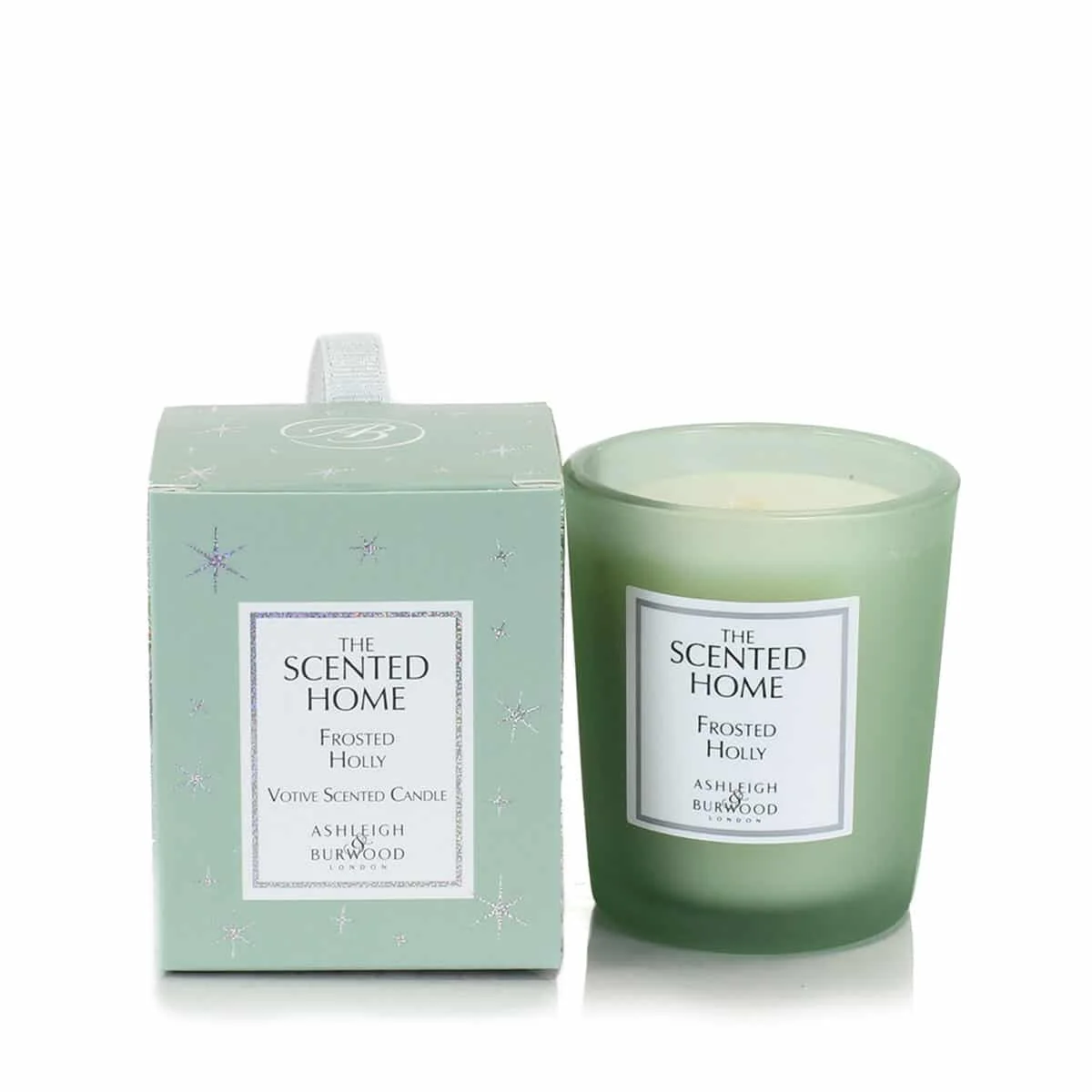 Vianočná vonná sviečka THE SCENTED HOME - FROSTED HOLLY 70 g