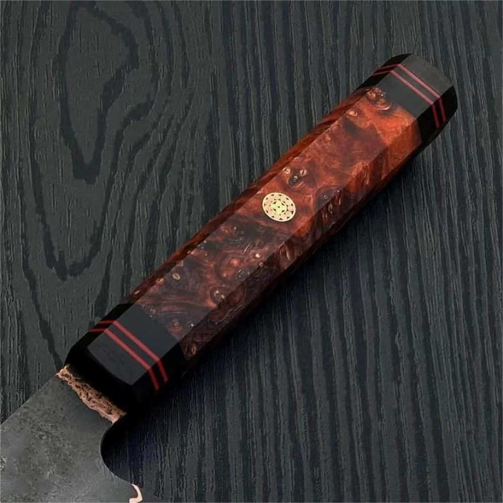 Damaškový kuchynský nôž Nakiri s púzdrom 1 ks