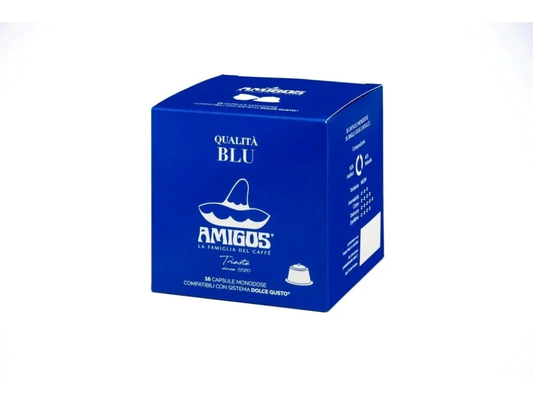 Amigos Caffé Trieste Qualitá Blu kapsule do Dolce Gusto 16 ks