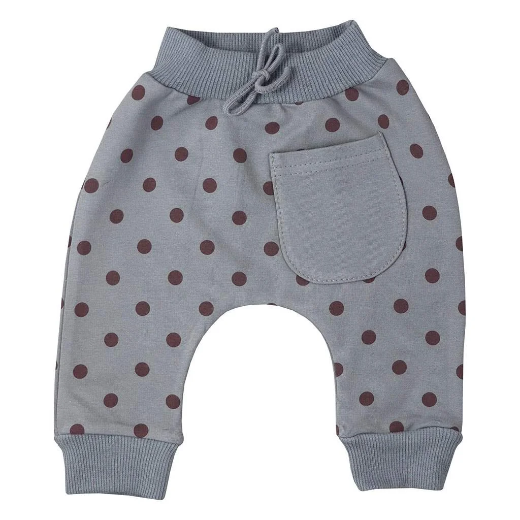 Dojčenské tepláčky Koala Dots sivá 62 (3-6m), 20C50926