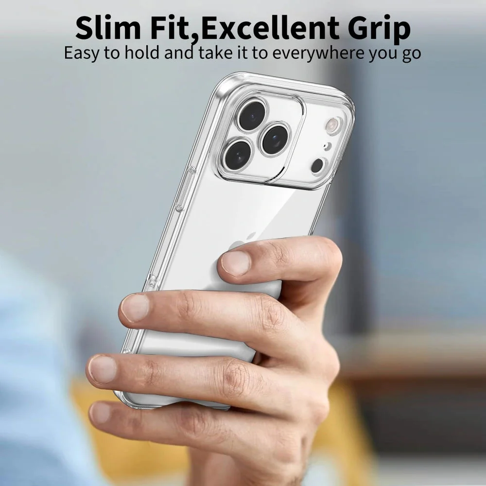 Tech-Protect FlexAir kryt na iPhone 17 Pro Max, priesvitný