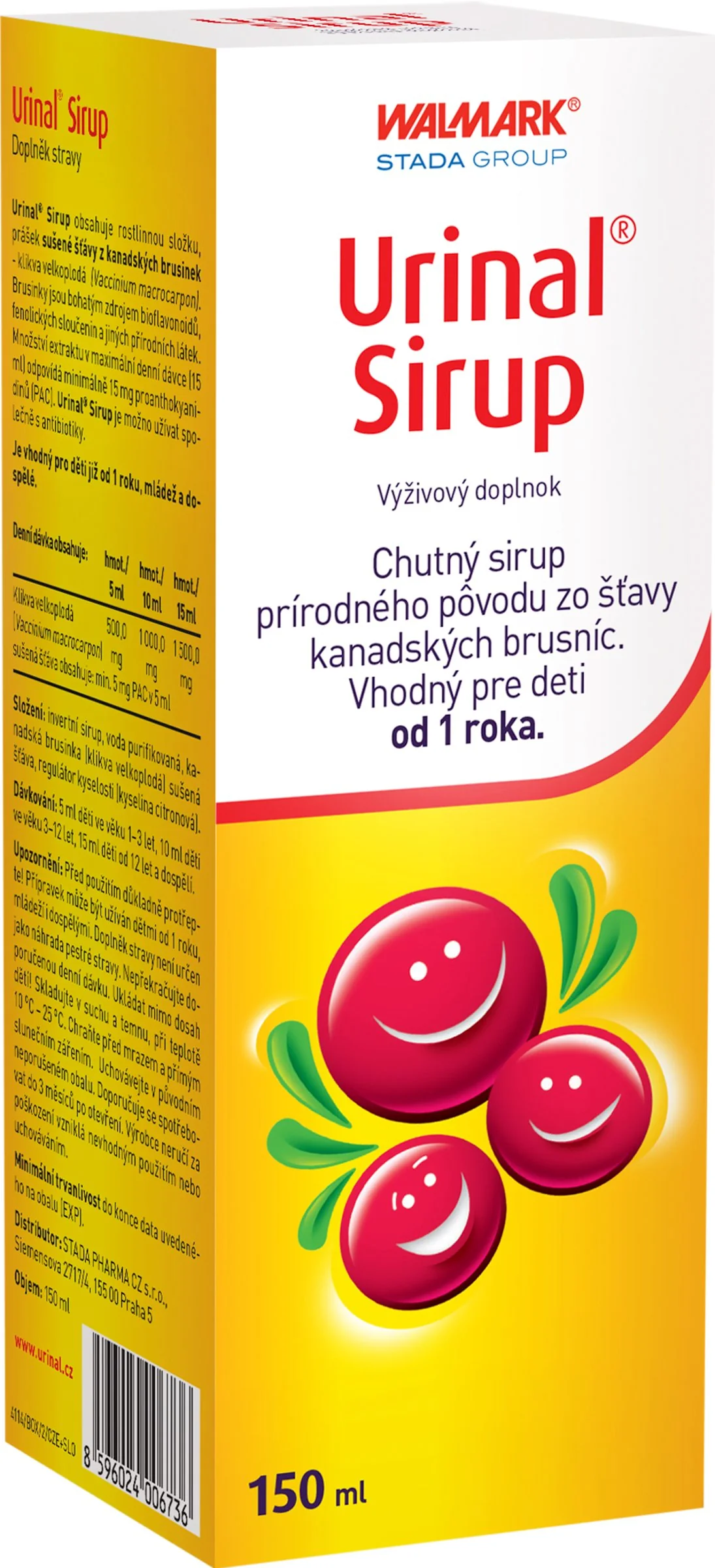 Urinal Sirup 1×150 ml, sirup