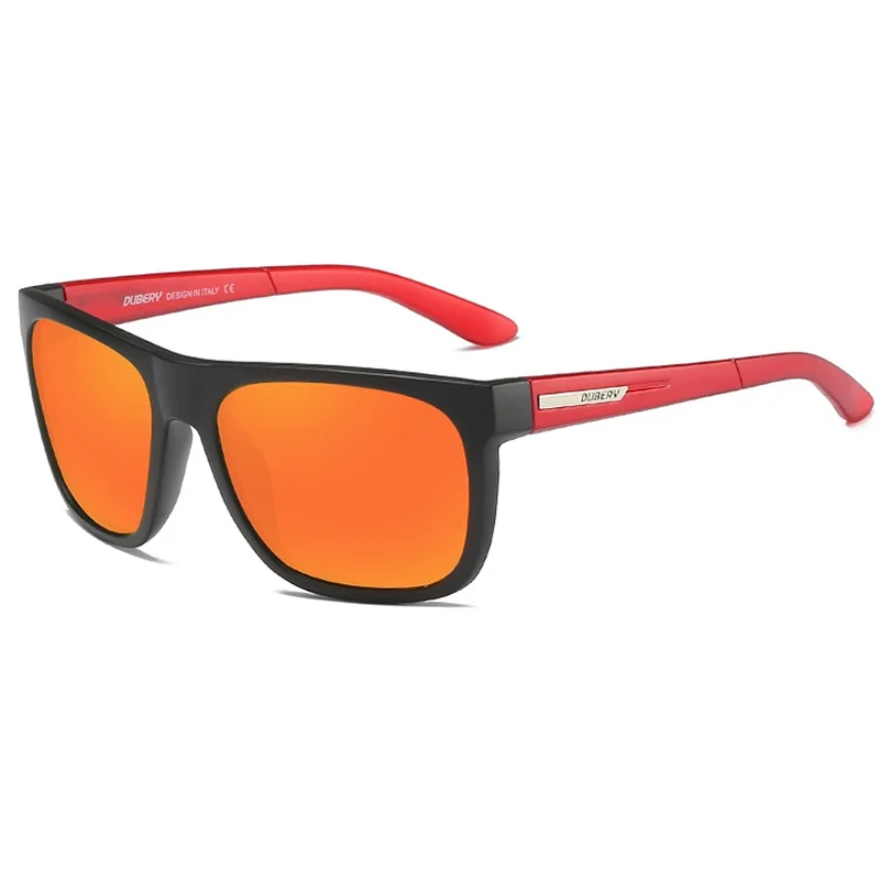 DUBERY Newton 5 slnečné okuliare, Black & Red / Orange