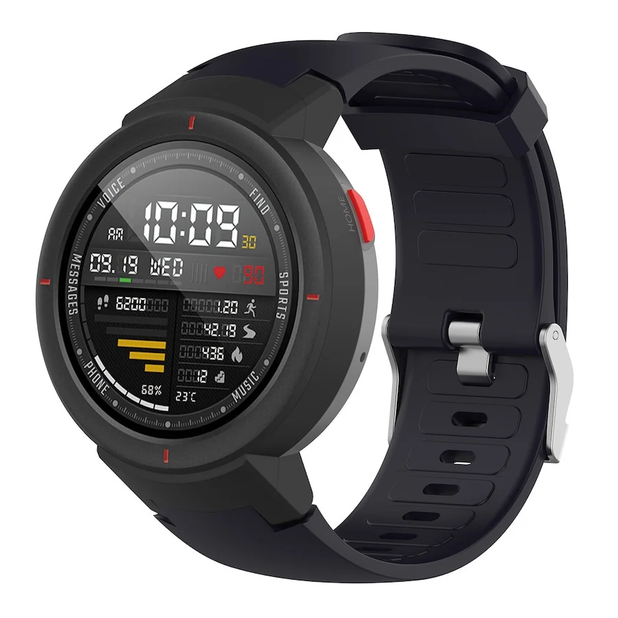 BStrap Silicone remienok na Xiaomi Amazfit Verge black