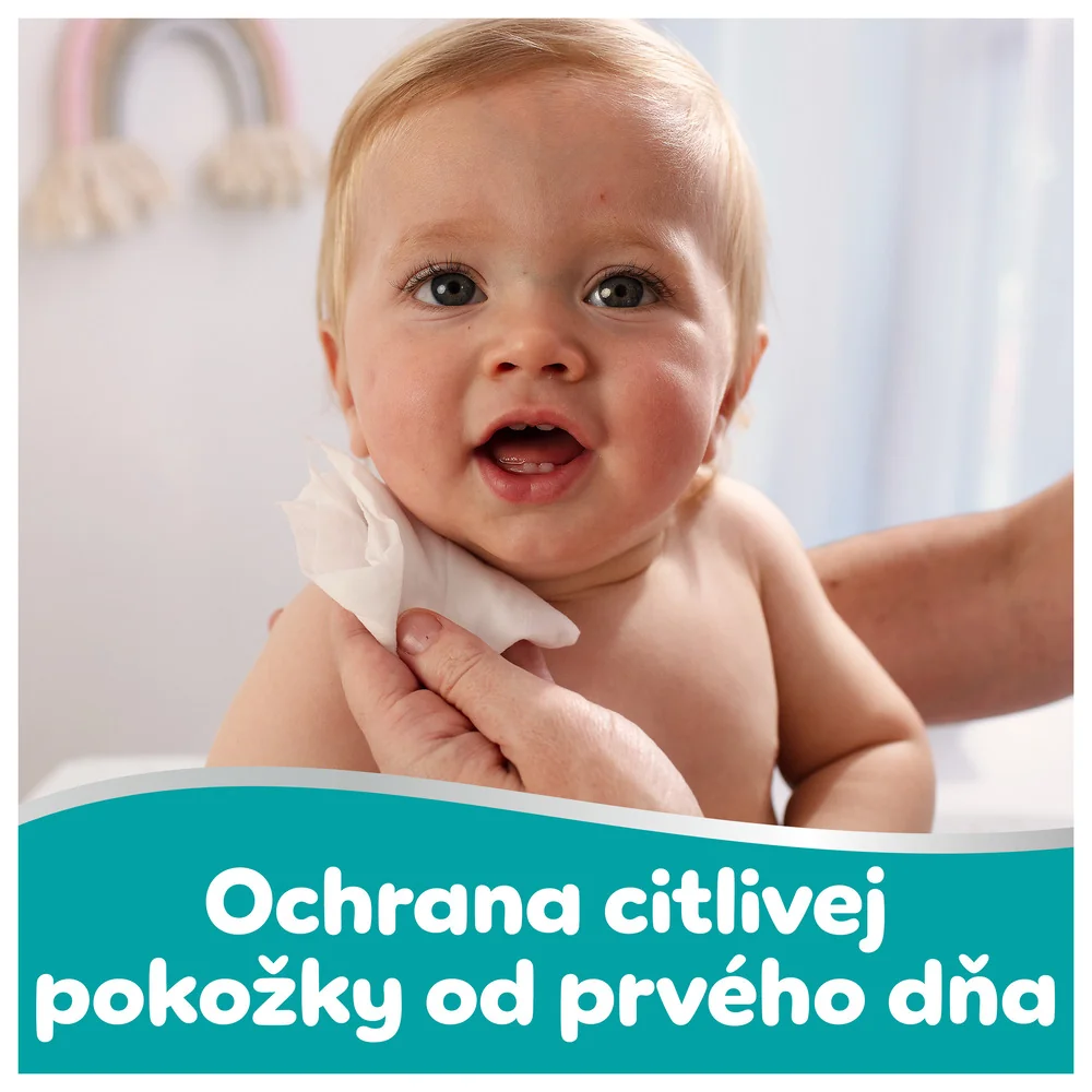 Pampers 99 % Water detské čistiace obrúsky 18 x 60 ks