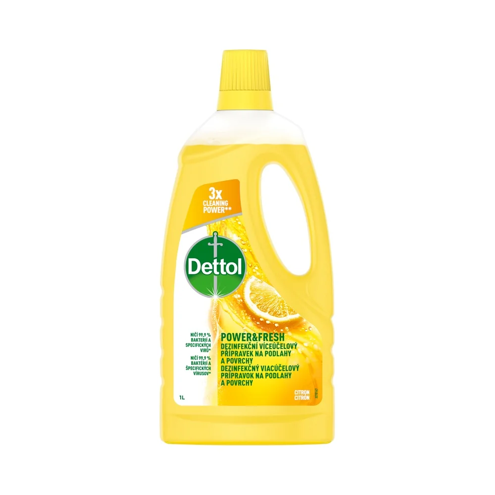 Dettol Dezinfekčný prostriedok na podlahy a povrchy Power & Fresh 1000 ml