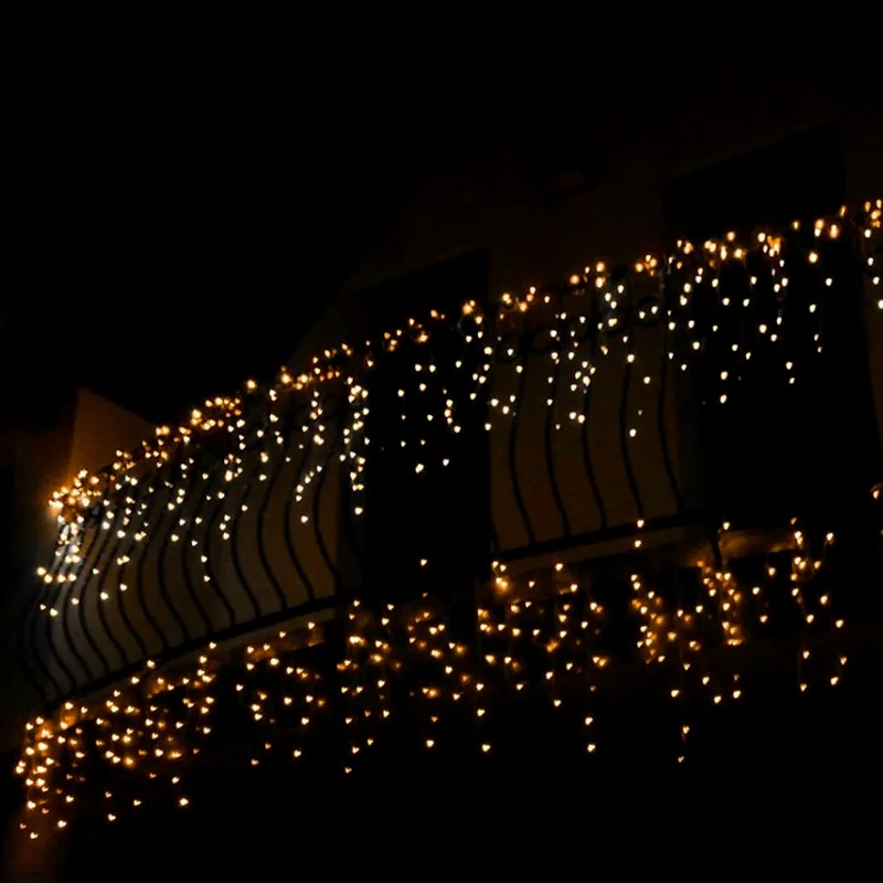 Vianočná súprava LED ZÁVES VZ300/WW/P 300ks 12x0,7m teplá biela IP44 8 programov