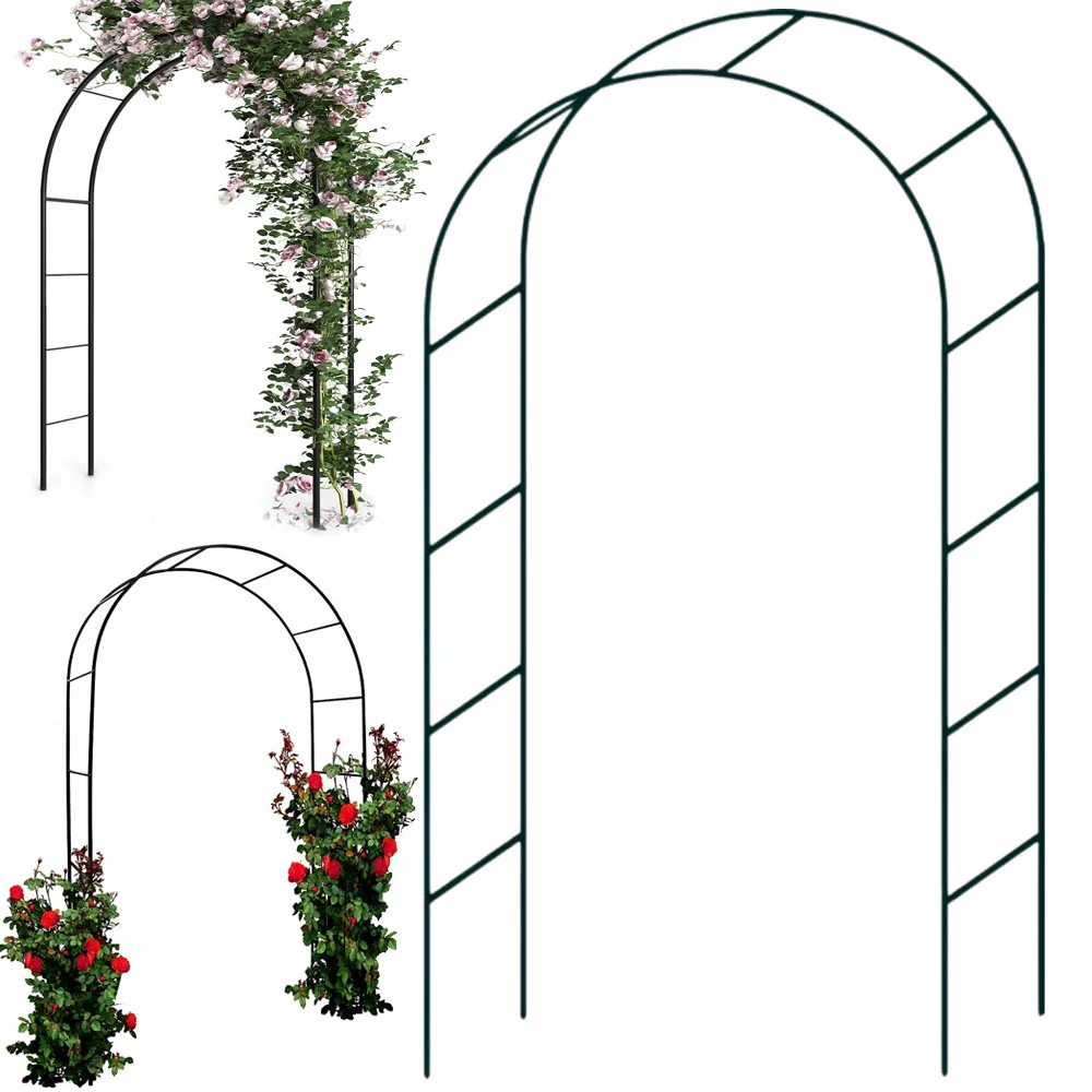 Oblúková záhradná pergola pre popínavé rastliny