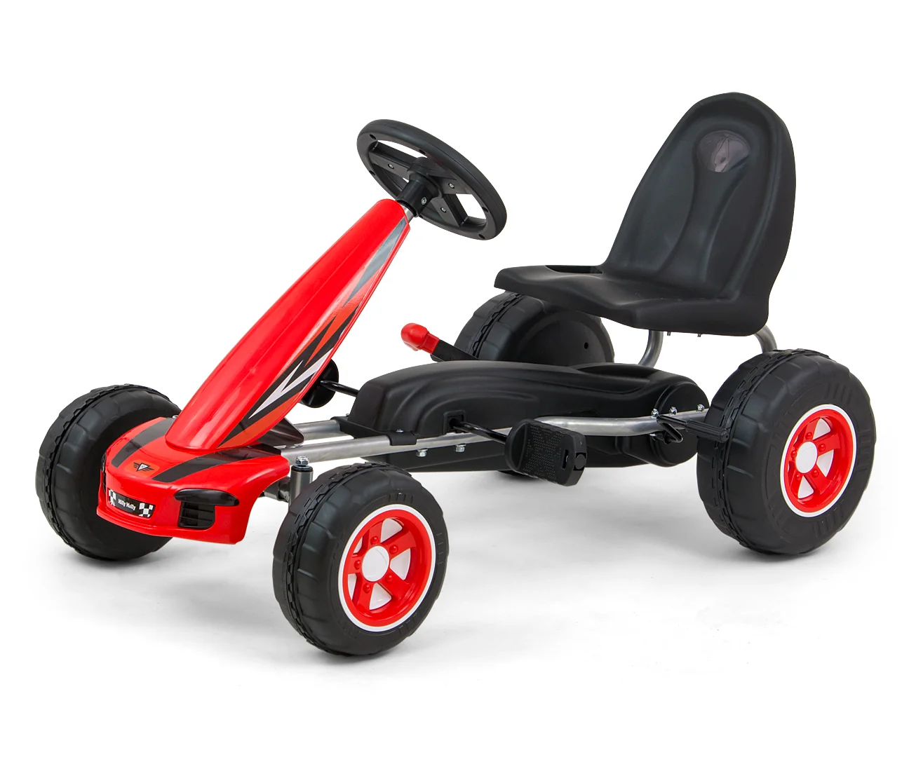 Detská šliapacia motokára Go-kart Milly Mally Viper červená ,