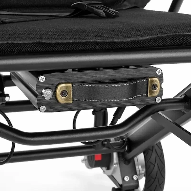 Ultraľahký elektrický invalidný vozík SMART-TIM, čierny Farba: Čierny