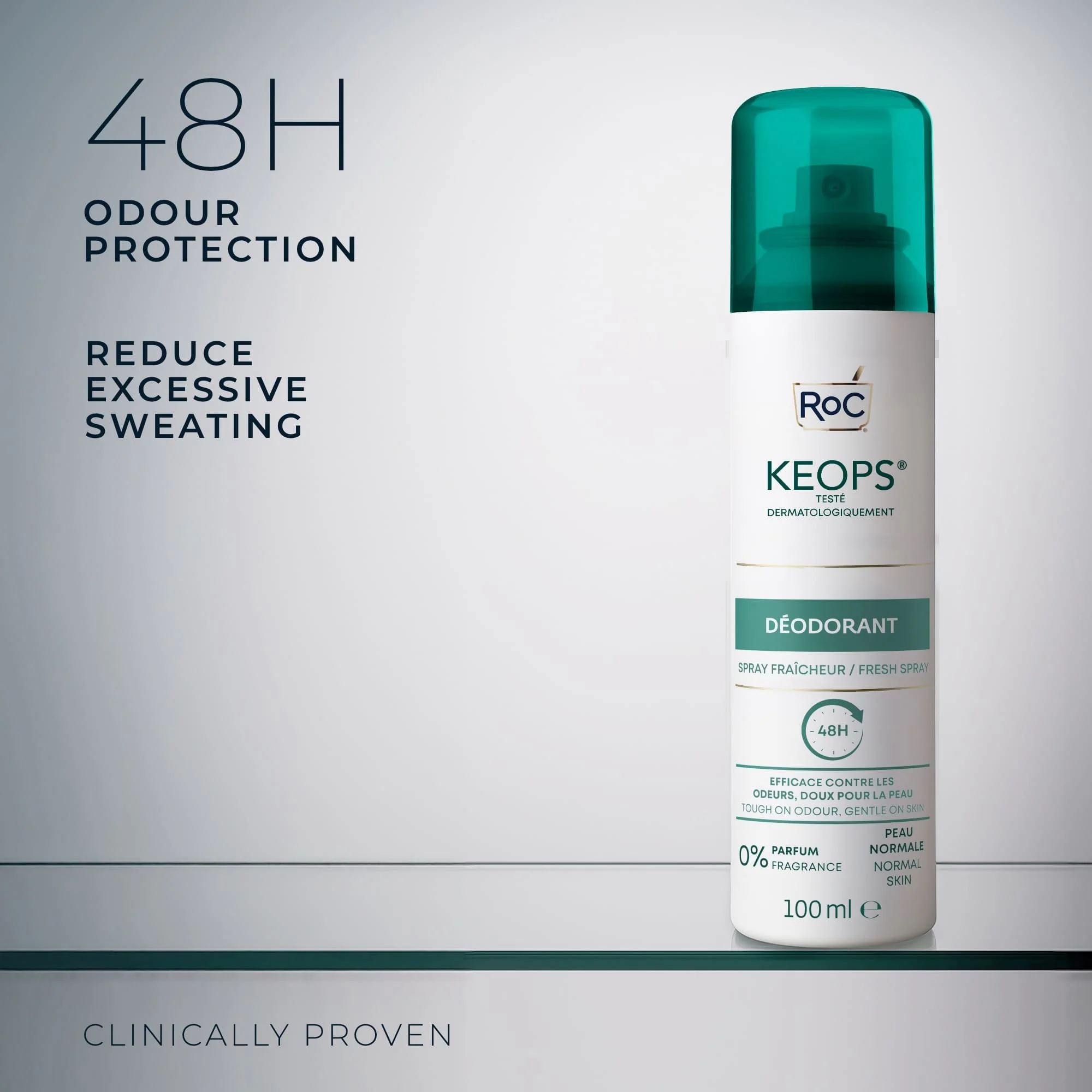 RoC Keops Deodorant v spreji - Fresh, 100 ml 100 ml