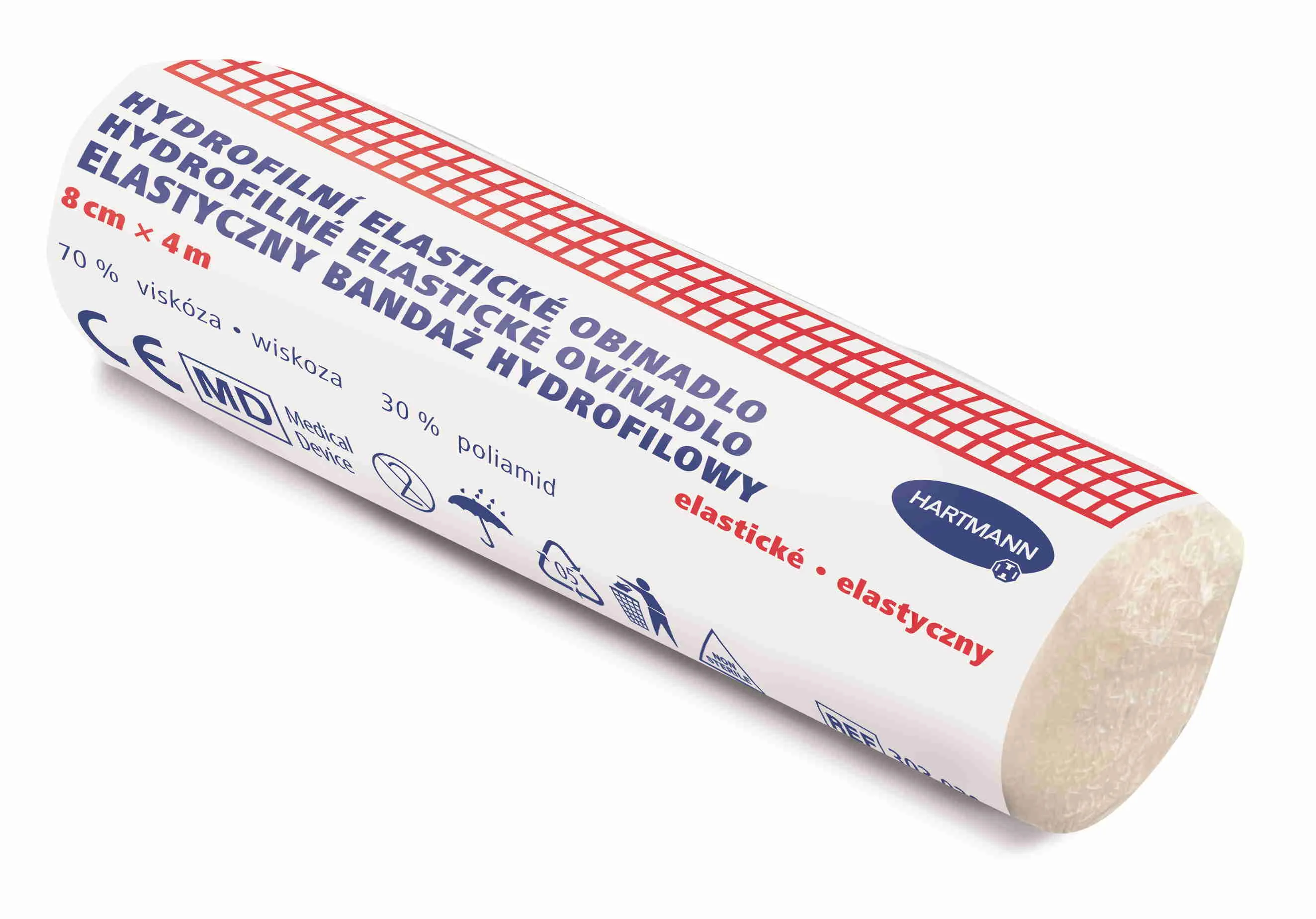 Ovínadlo hydrofilné elast. 8 cm x 4 m 1 ks