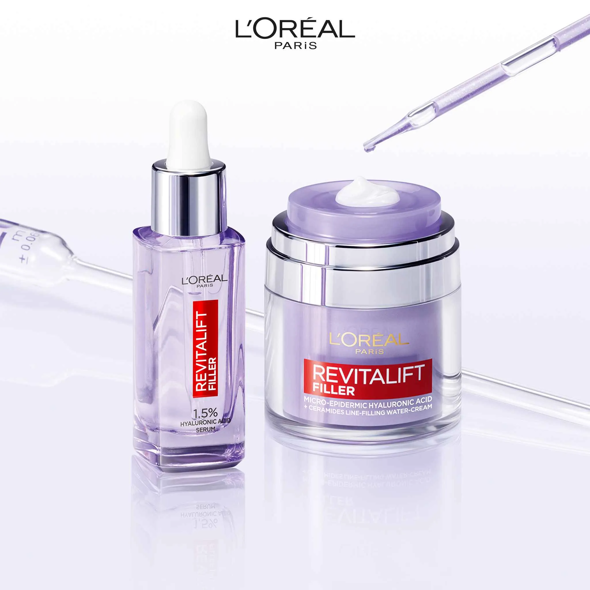 L'Oréal Paris Revitalift Filler Sérum proti vráskam s 1,5% čistej kyseliny hyalurónovej, 30 ml 1×30 ml, sérum proti vráskam