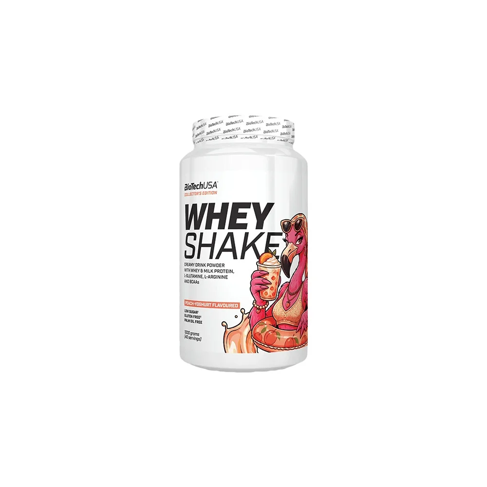 BioTech USA Whey Shake 1000 g broskyňa-jogurt
