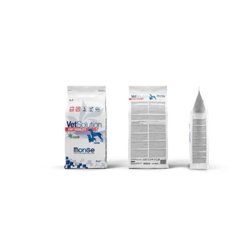 MONGE VetSolution Dog Joint Mobility 2kg diétne suché krmivo na podporu kĺbov v prípade osteoartrózy u psov