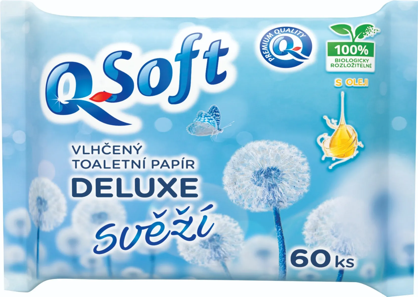 QSoft vlhčený toaletný papier Sensitive