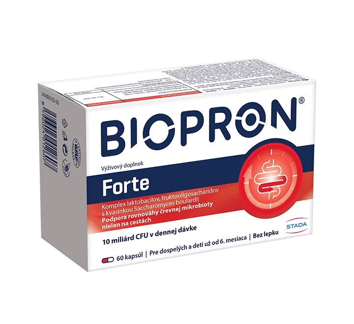BIOPRON Forte 1×60 cps, výživový doplnok