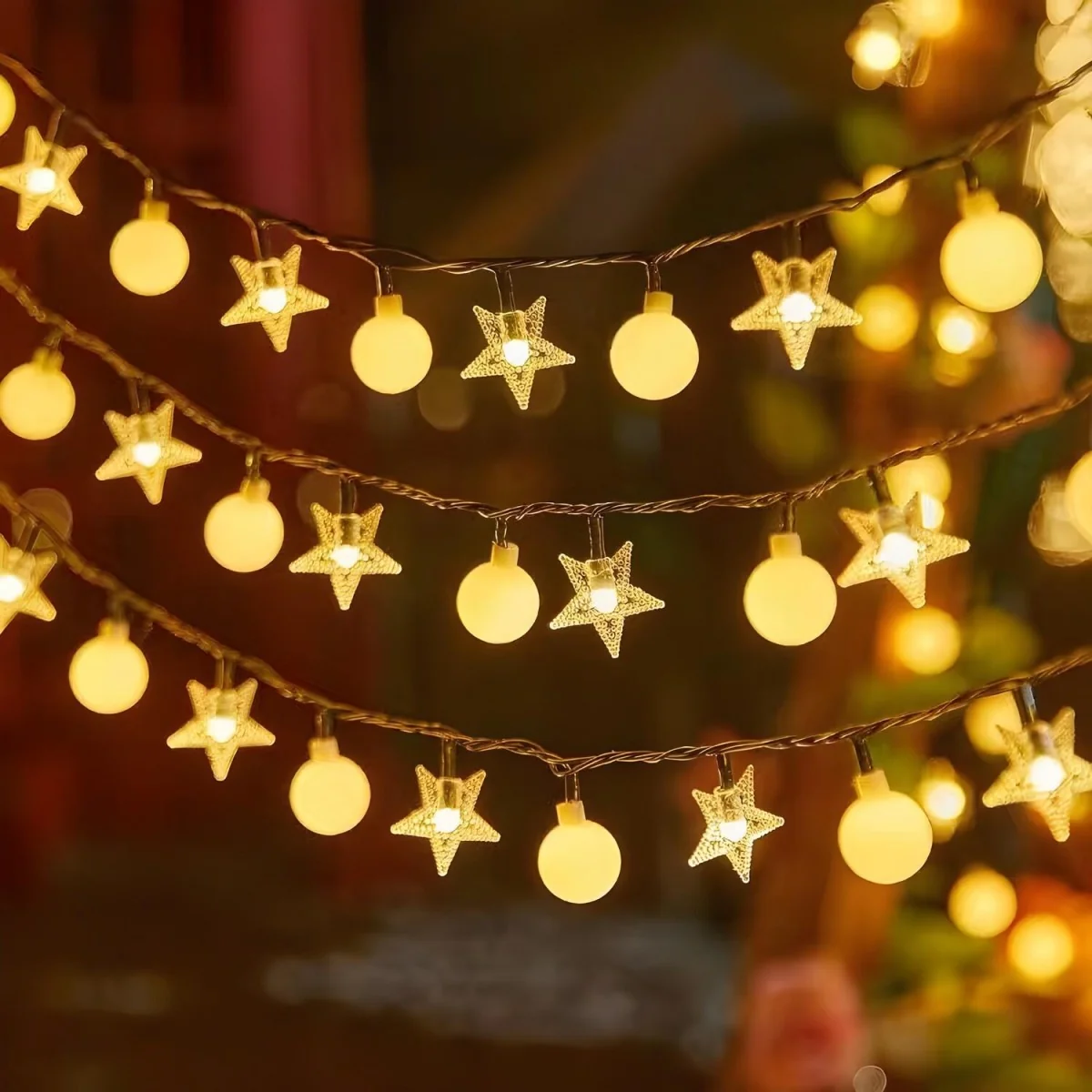 LED girlanda 6 m (40 LED žiaroviek) USB