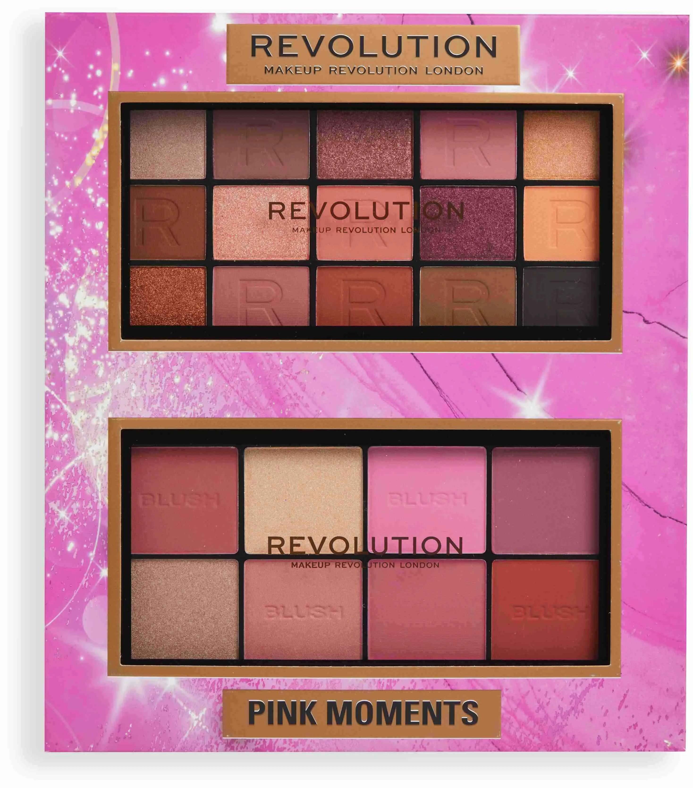 Revolution, Pink Moments Face & Eye Gift Set 1×1 set, darčeková sada