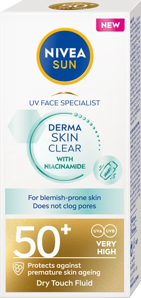 Sun Derma Skin Clear Ľahký krém na opaľovanie OF50+ 40 ml