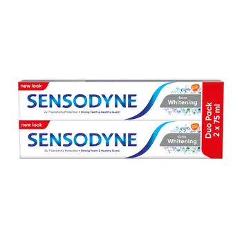 SENSODYNE Extra Whitening Duopack 2×75 ml, zubná pasta