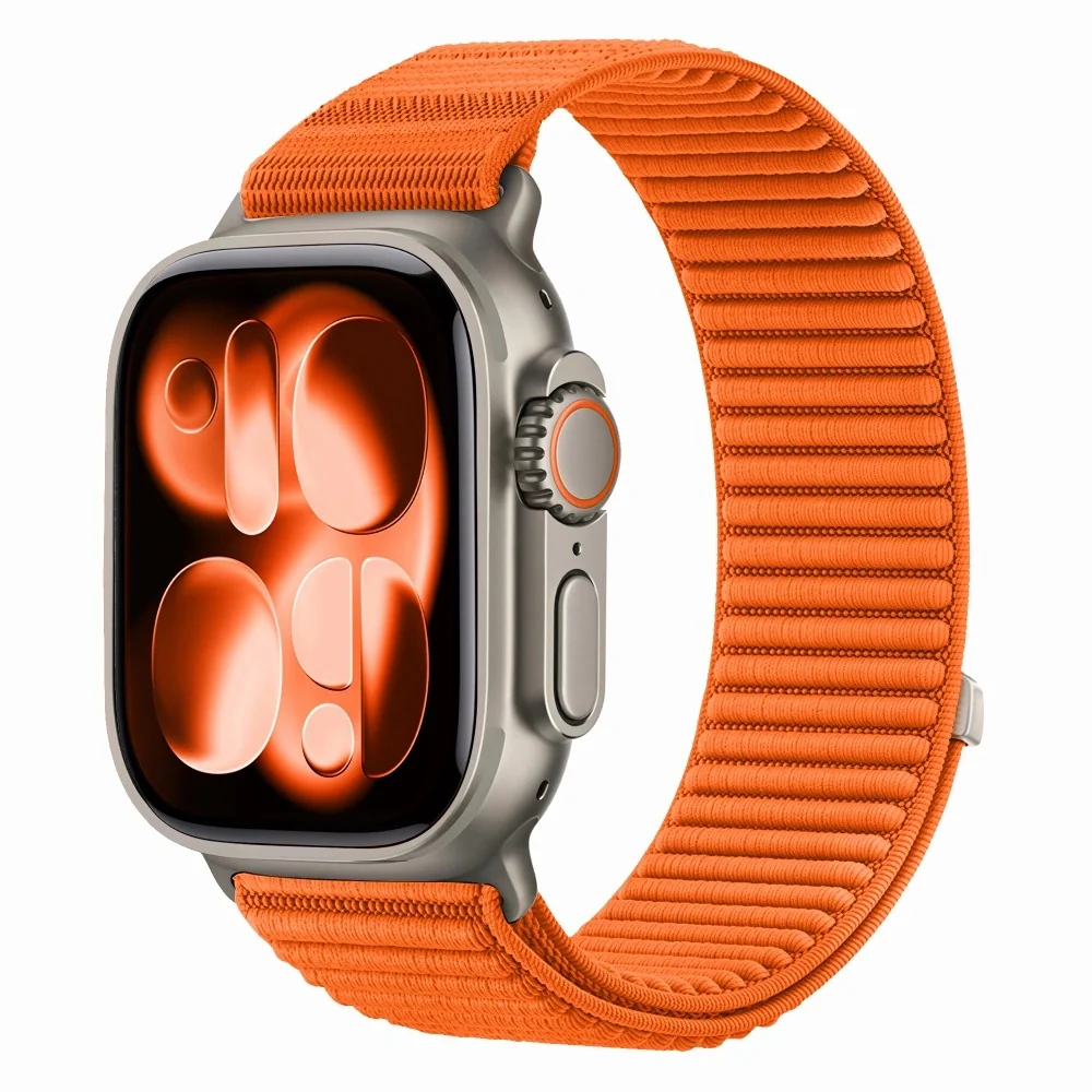 Tech-Protect Nylon Loop remienok na Apple Watch 44/45/46/49mm, orange