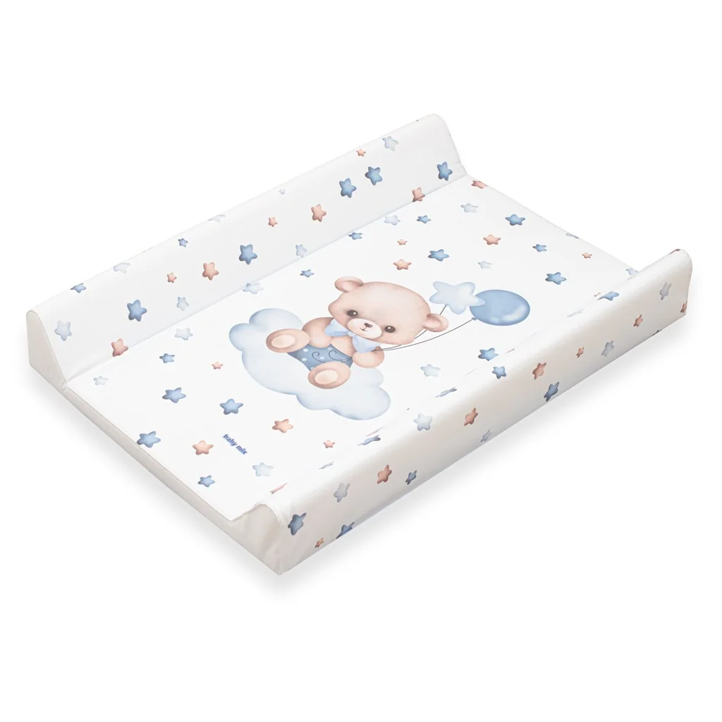 Prebaľovacia podložka Baby Mix Medvedík 47x70cm modrý , 20C58450