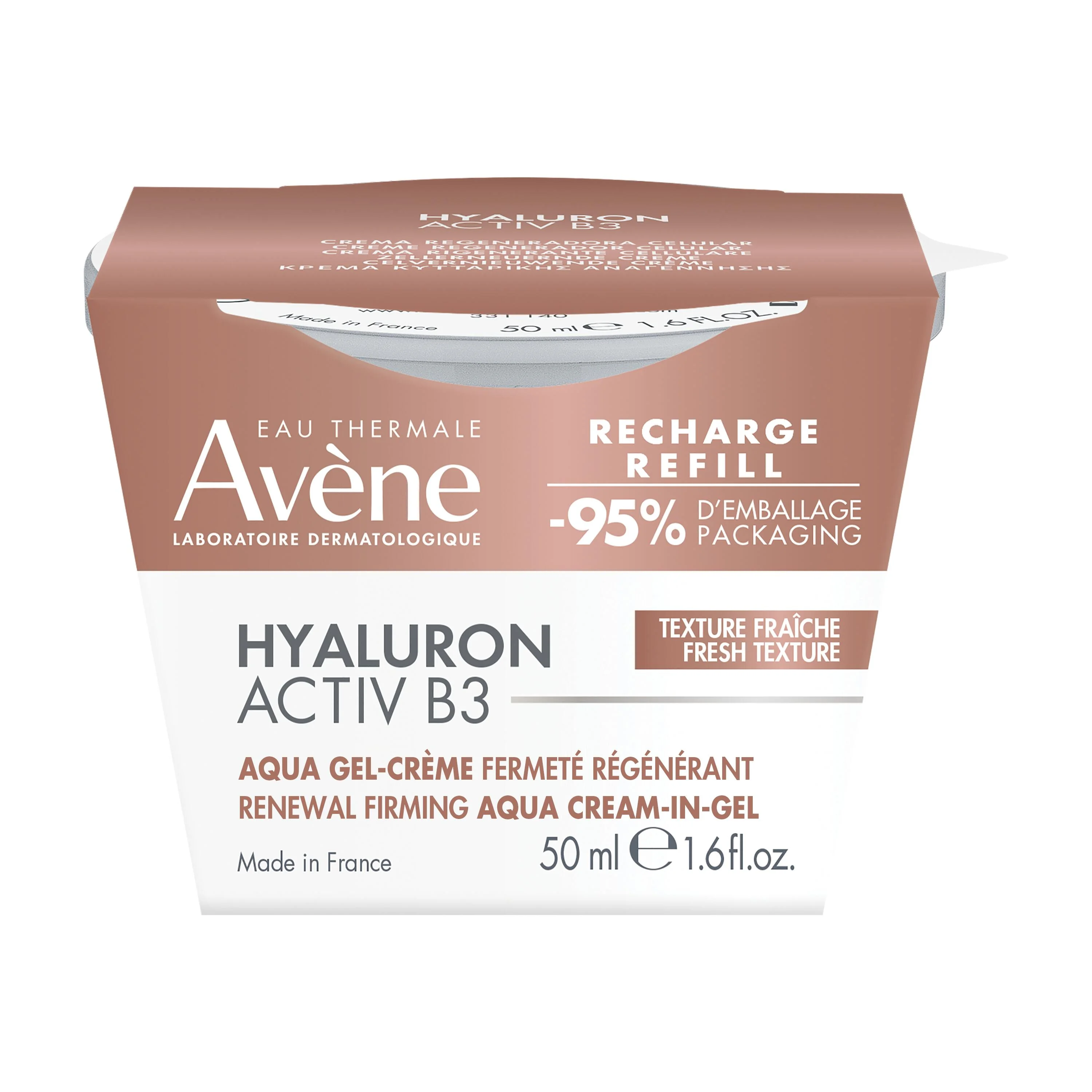 Avène Hyaluron Activ B3 Aqua gel krém náhradná náplň 50 ml