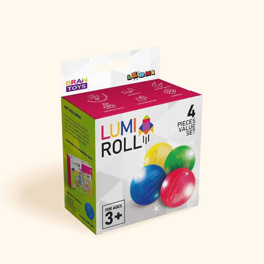 Svetielkujúce guľôčky LUMI ROLL 