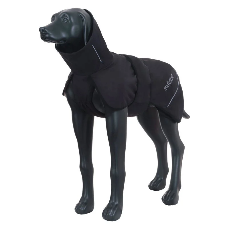 Teplé oblečenie pre psa Rukka Windy Čierne, Veľkosť: 40