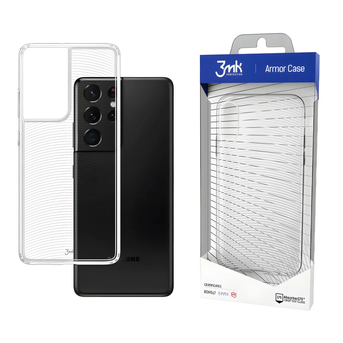 Puzdro pre Samsung Galaxy S21 Ultra 5G Transparentná H20645